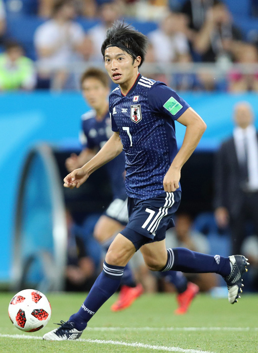 2018 FIFA World Cup Final First Round Gaku Shibasaki  JPN , JULY 2, 2018   Football   Soccer : FIFA World Cup Russia 2018 Round of 16 match match between Belgium 3 2 Japan at Rostov Arena in  Photo by AFLO 