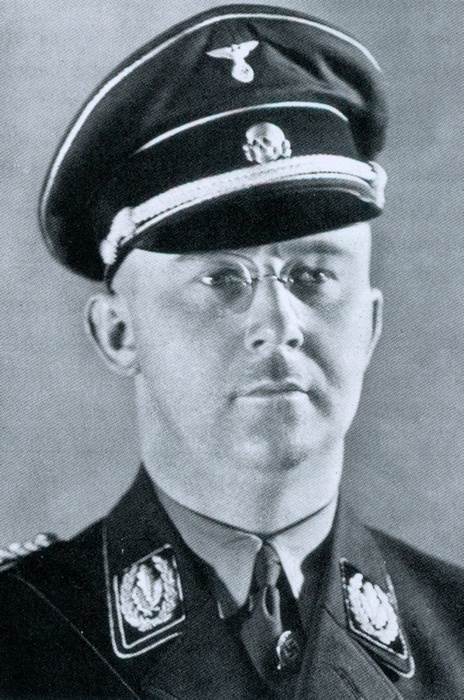 Heinrich Himmler  unknown date  Heinrich Luitpold Himmler  1900 1945  high ranking German Nazi politician and head of the Schutzstaffel  SS . Throughout much of World War II he was the second most powerful man in Nazi Germany, having displaced Hermann G ring. As Reichsf hrer SS he overs