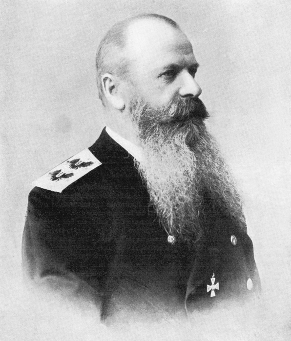 Stepan Makarov  unknown date  Stepan Osipovich Makarov or Makharoff  1849 1904   In charge of Russian Pacific fleet at beginning of Russo Japanese War  1904 1905 .  Drowned when his flagship  Petropavlosk  sank after hitting a mine .