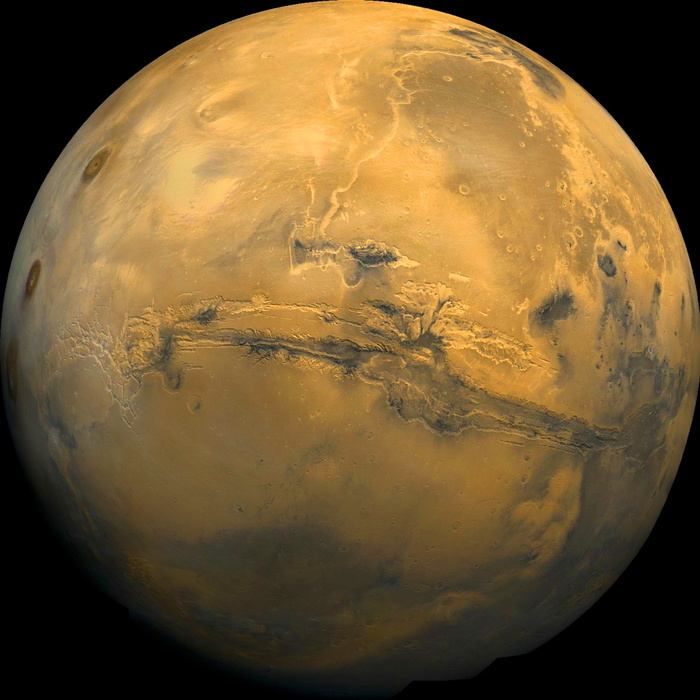 Valles Marineris. The Grand Canyon of Mars.
