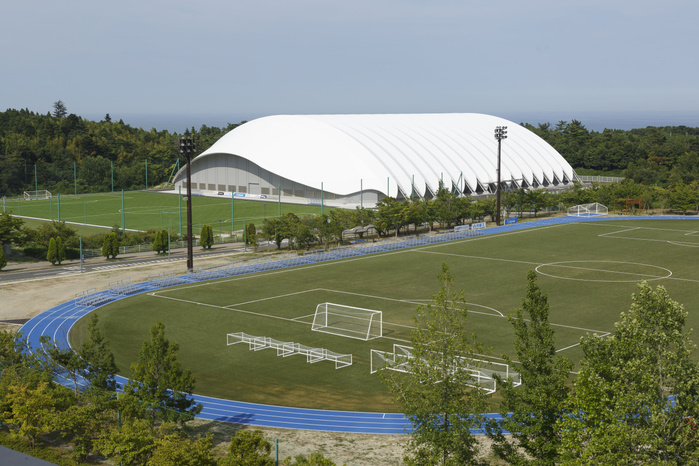 1000km Relay to Tokyo 2018 A view of the J Village National Training Center is seen as part of the   1000km Relay to Tokyo 2018   promotion event on August 2, 2018, Naraha, Japan. The annual event organized by the Tokyo Metropolitan Government, Tokyo Sports Association and Tokyo Athletic Association showcases the recovery efforts in Tohoku area affected by the 2011 Great East Japan Earthquake. The 15 day relay from Aomori Prefecture to Tokyo is split into short 1 2km segments to encourage maximum participation.  Photo by Rodrigo Reyes Marin AFLO 