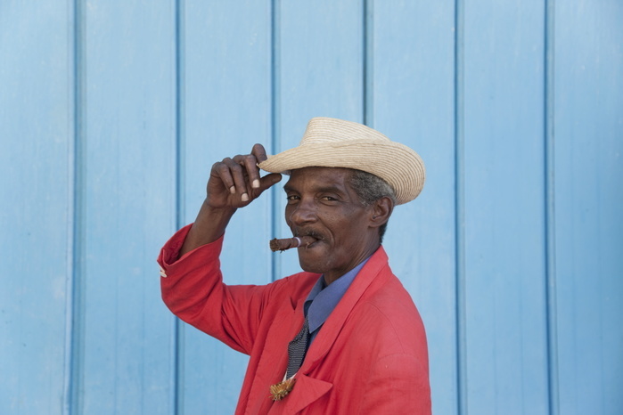 Cuban man with cigar, Havana, Cuba, West Indies, Central America Cuban man with cigar, Havana, Cuba, West Indies, Central America, Photo by Angelo Cavalli
