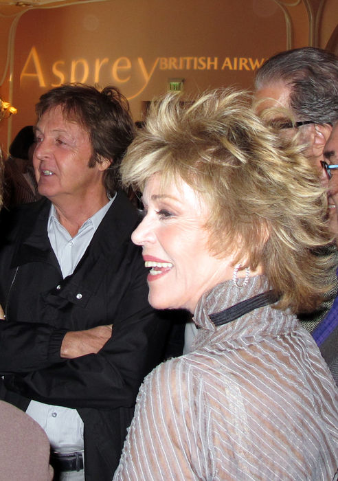 Paul McCartney and Jane Fonda, Jan 16, 2010 : BAFTA LA Tea Party. Beverly Hills Hotel. Beverly Hills, CA, USA. Saturday, January 16, 2010.