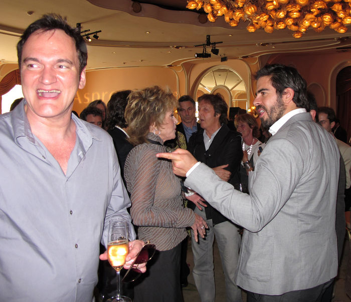 Quentin Tarantino and Jane Fonda and Paul McCartney and Eli Roth, Jan 16, 2010 : BAFTA LA Tea Party. Beverly Hills Hotel. Beverly Hills, CA, USA. Saturday, January 16, 2010.
