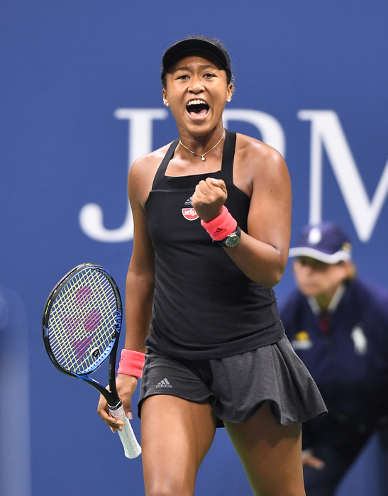 2018 US Open Women s Final Naomi Osaka Wins First Grand Slam Naomi Osaka of Japan celebrates during the women s singles final match of the US Open tennis tournament at Arthur Ashe Stadium, USTA Billie Jean King National Tennis Center in Flushing, Queens, New York City, United States, September 8, 2018.  Photo by AFLO 
