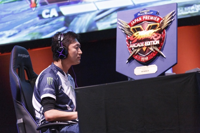 Tokyo Game Show 2018 E Sports athlete Nemo competes during the CAPCOM Pro Tour Japan Premiere at the Tokyo Game Show  TGS  2018 on September 23, 2018, Chiba, Japan. The event introduces new video games in the venue divided into different areas such as Smartphone Game Area, E Sport Area, VR AR Area and Indie Game Area. The show expects to attract 250,000 visitors and will run until September 23 at the International Convention Complex Makuhari Messe in Chiba.  Photo by Rodrigo Reyes Marin AFLO 