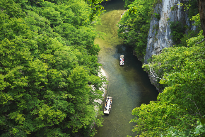 Iwate Geibi Gorge and Boat Tour
