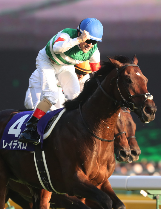 2018 Tennou sho Autumn  G1  Won by Leo de Oro October 28, 2018, Tokyo, Japan   French jockey Christophe Lemaire riding Rey de Oro wins the Tenno Sho, Autumn at the Tokyo Racecouse in Tokyo on Sunday, October 28, 2018. Rey de Oro wins 2,000m race with a time of 1 minutes 56.8 seconds, while Joao Moreira of Brazil riding Sungrazer finished the second and Yuga Kawada riding Kiseki finished the third.     Photo by Yoshio Tsunoda AFLO  LWX  ytd 