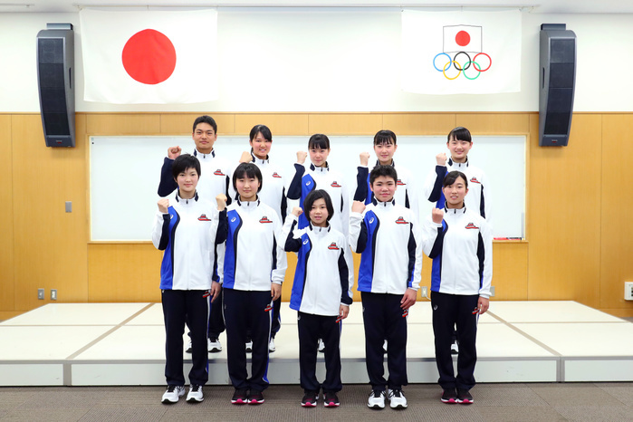 Entrance Ceremony for the JOC Elite Academy 2009 Japanese Olympic Committee  JOC  Elite Academy Enrollment equation at National Training Center in Tokyo, Japan, April 2, 2017.  Photo by YUTAKA AFLO SPORT 