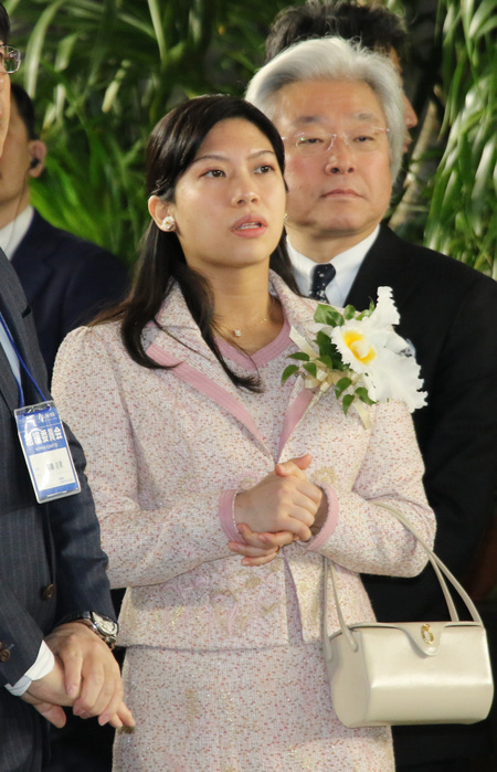 World Exhibition of Dutch Blue Ribbon 2019 February 15, 2019, Tokyo, Japan   Noriko Senge, the second daughter of Princess Takamado attends  JGP International Orchid and Flower Show  at the Tokyo Dome stadium in Tokyo on Friday, February 15, 2019. The annual flower festival with 3,000 types, 100,000 plants orchids will be held from February 15 through 22.   Photo by Yoshio Tsunoda AFLO 