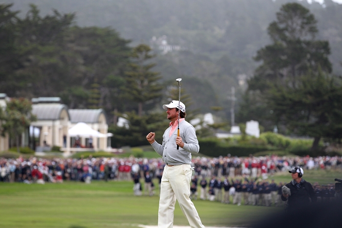 U.S. Open McDowell wins first major Graeme McDowell  NIR , JUNE 20, 2010   Golf : Graeme McDowell of Northern Ireland on the 18th hole during the fourth round of the U.S. Open at Pebble Beach Golf Links in Pebble Beach, California.  Photo by Koji Aoki AFLO SPORT   0008 