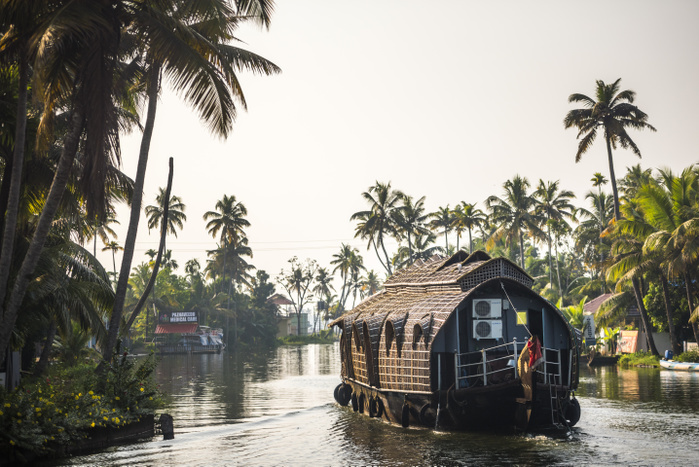 Houseboat in the backwaters near Alleppey, Alappuzha, Kerala, India Houseboat in the backwaters near Alleppey  Alappuzha , Kerala, India, Asia, Photo by Photo Escapes