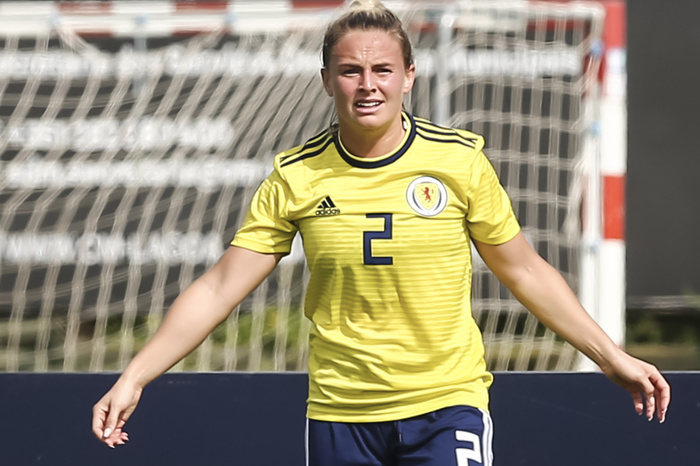 Portugal: Iceland vs Scotland  Women  Iceland player Sif Atladottir during the Algarve Cup 2019 Group A match between Iceland 1 4 Scotland at Bela Vista Municipal Stadium in Parchal, Portugal, March 4, 2019.  Photo by Pro Shots AFLO 