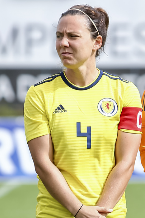 Portugal: Iceland vs Scotland  Women  Scotland player Rachel Corsie during the Algarve Cup 2019 Group A match between Iceland 1 4 Scotland at Bela Vista Municipal Stadium in Parchal, Portugal, March 4, 2019.  Photo by Pro Shots AFLO 