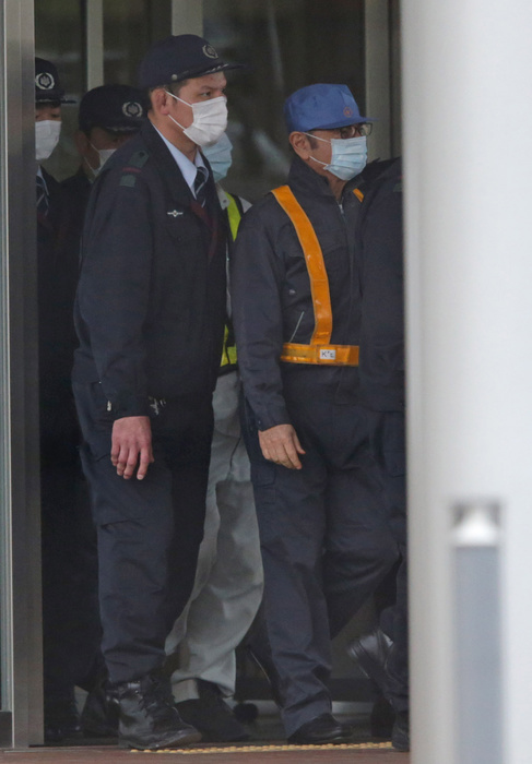 Carlos Ghosn released on bail, disguised as a worker. Carlos Ghosn is released on bail and leaves the Tokyo Detention Center disguised as a worker on March 06, 2019 in Katsushika, Tokyo.