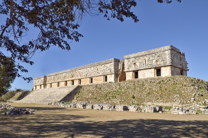 Mexico Palacio del Gobernador, governor s palace, Maya city of Uxmal, Yucatan, Mexico, Central America, Photo by Horst Mahr
