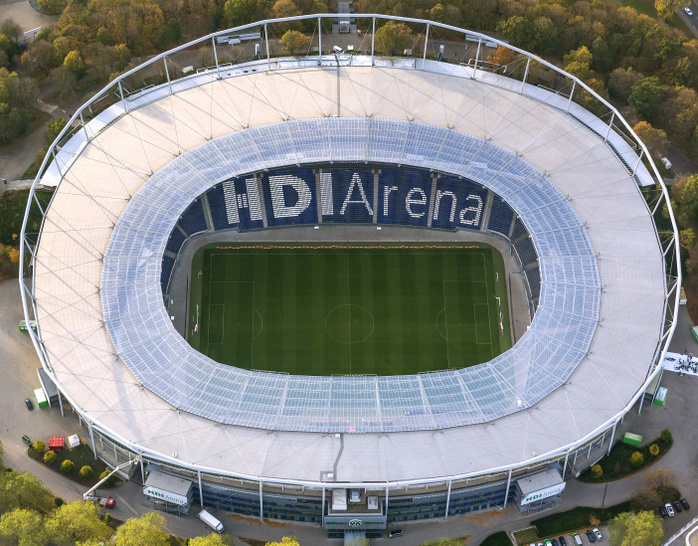 HDI-Arena stadium of Bundesliga club Hannover 96, Hannover, Lower Saxony, Germany, Europe, Photo by Hans Blossey
