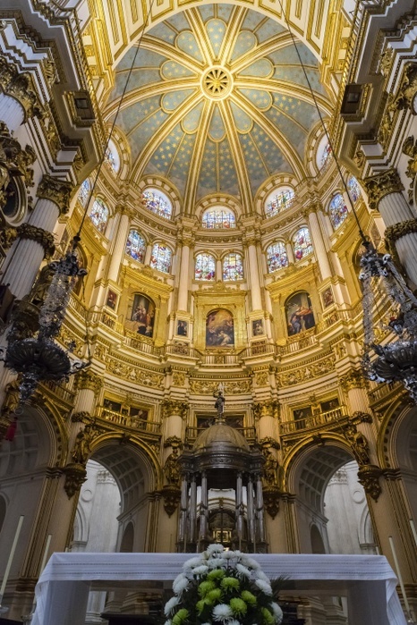 Spain Capilla Mayor, Cathedral Catedral Santa Maria de la Encarnacion, Granada, Andalusia, Spain, Europe, Photo by Martin Jung