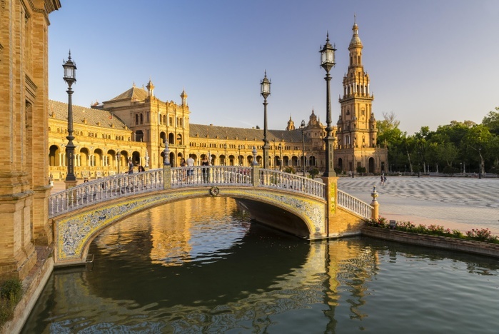 Spain Plaza de Espana, Seville, Andalusia, Spain, Europe, Photo by Martin Jung