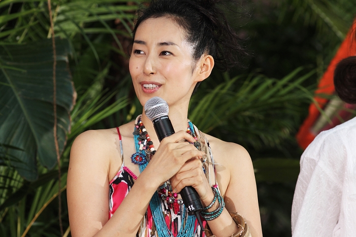 Tae Kimura, Aug 03, 2010 : Actress Tae Kimura pose for camera during a press conference for the film 