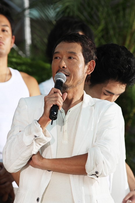 Shingo Tsurumi, Aug 03, 2010 : Japanese actor Shingo Tsurumi pose for camera during a press conference for the film 