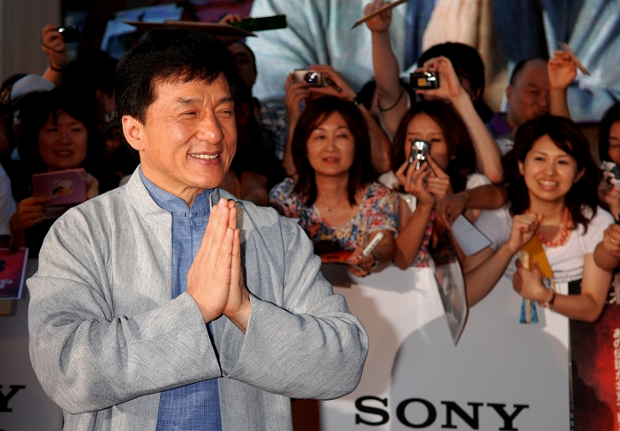 Jackie Chan, Aug 05, 2010 : Actor Jackie Chan attends a Japan premiere for the film 