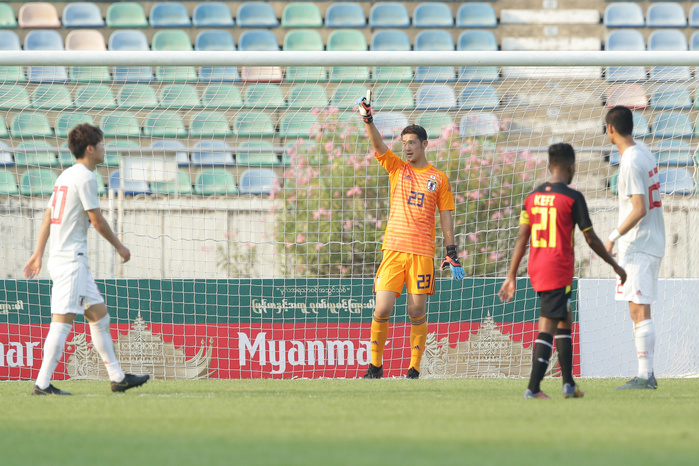 2020 AFC U 23 Championship Qualifier Japan s Go Hatano during the AFC U 23 Championship 2020 Qualifiers Group I match between Timor Leste 0 6 Japan at Thuwunna Stadium in Yangon, Myanmar, March 24, 2019.  Photo by JFA AFLO 